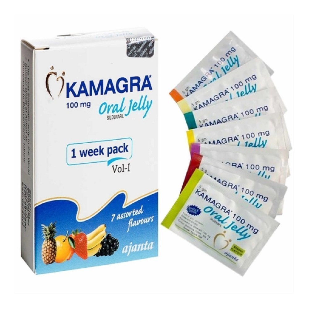 Kamagra Oral Jelly 100mg  ( SILDENAFIL )